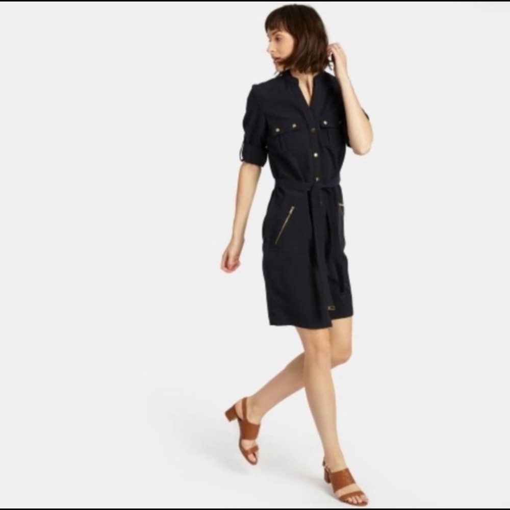 NWT Snap Button Utility Dress (Size 6)